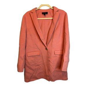 Talbots‎ Coat Women's Size 12 Wool Office Plus Size Winter Pink